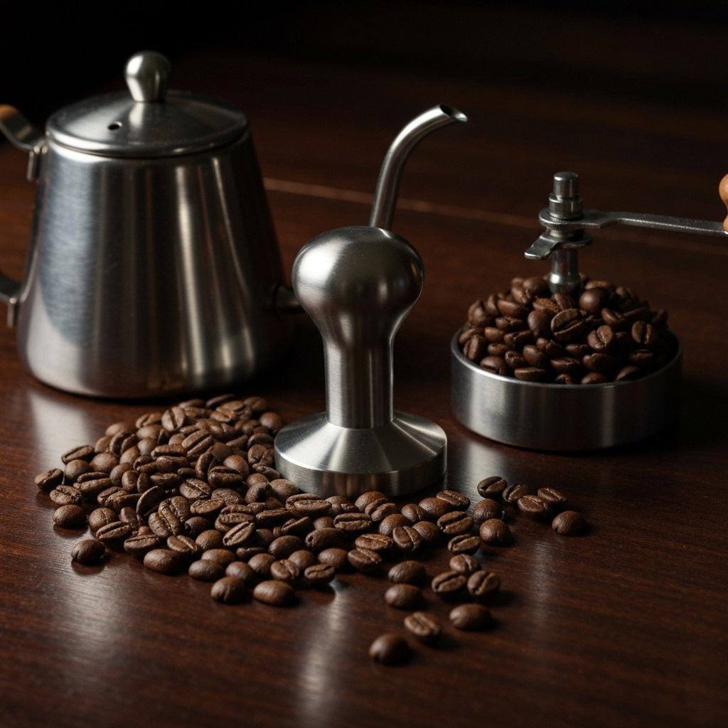 Coffee brewing background